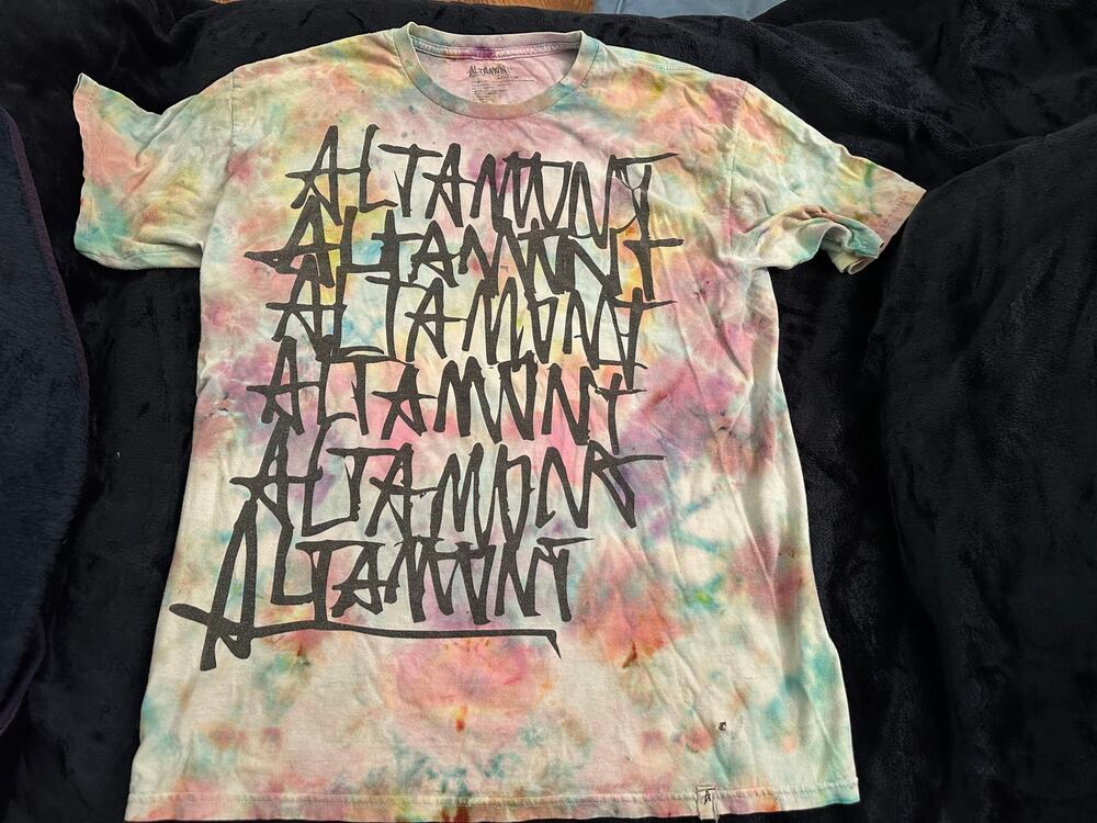 VINTAGE Y2K UNISEX ALTAMONT TIE DYE TEE L